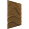 Ekena Millwork 19 5/8in. W x 19 5/8in. H Wave EnduraWall Decorative 3D Wall Panel Covers 2.67 Sq. Ft. WP20X20WVCGH - alternate 3